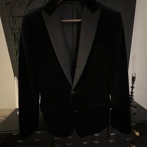 Suit blazer velvet
